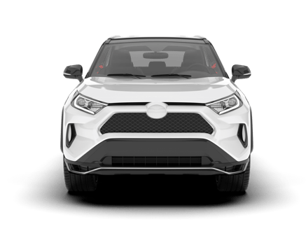 White SUV on transparent background. 3d rendering - illustration png