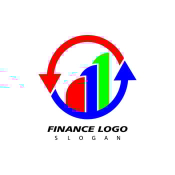 Financial logo, design inspiration vector template for business
