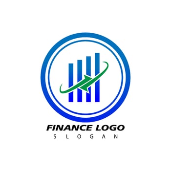 Financial logo, design inspiration vector template for business