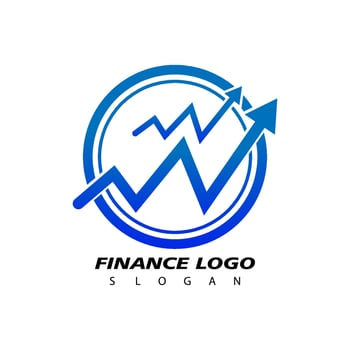 Financial logo, design inspiration vector template for business