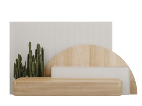 abstract geometric shape pastel color template minimal modern style wall background,for booth podium stage display table mock up composition 3d rendering png