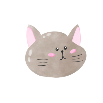 Head Little fat cat png