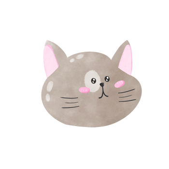 Head Little fat cat png