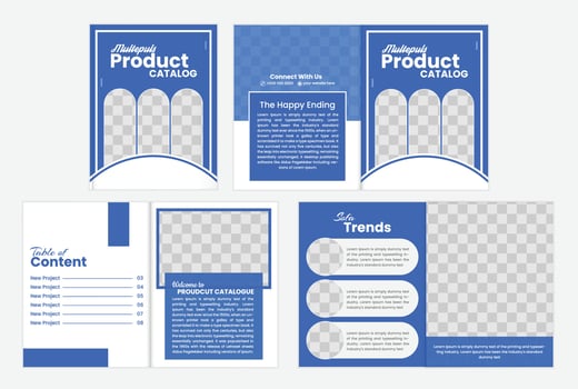 fashion catalog design vector