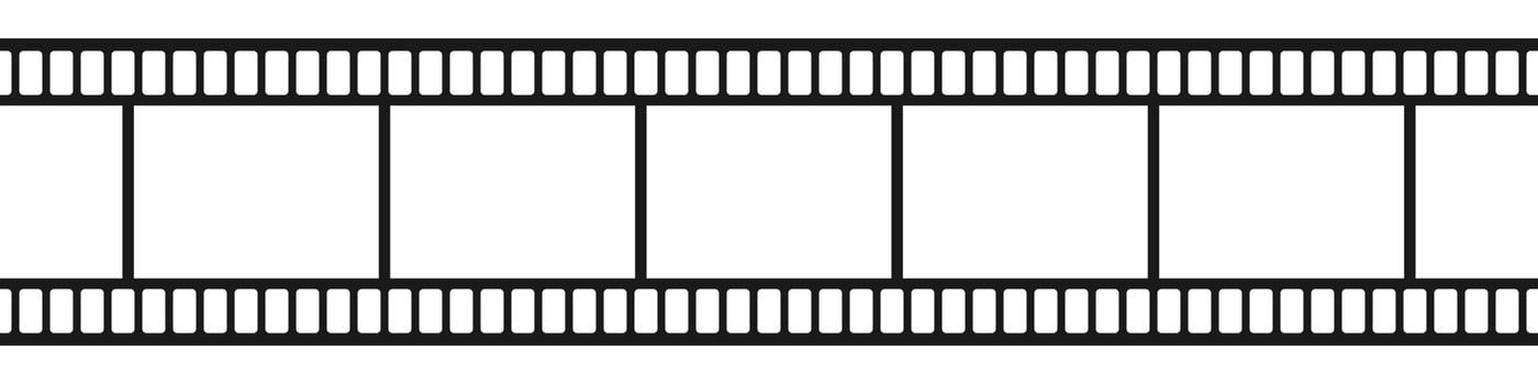 Seamless film strip vector