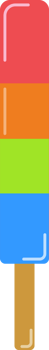 Multicolored Ice Lollipop png