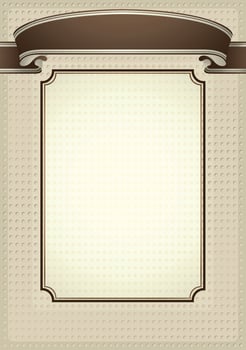 Background with ribbon banner. vector