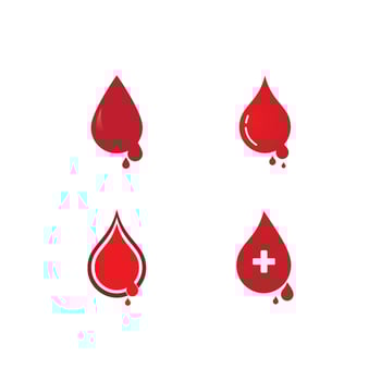 Blood logo icon vector