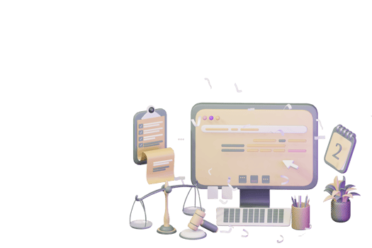 3D workflow concept of law professional lawyer png