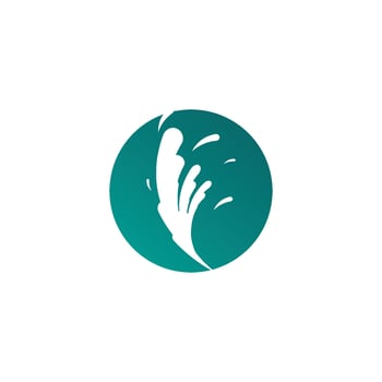 Water Splash logo vector