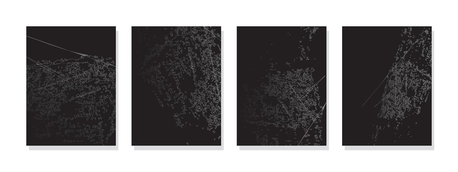 Black and white grunge wall art. Monochrome abstract art background with dark style abstract gray line stroke shapes perfect for cover templates, posters, prints, covers, wallpapers and room decor vector