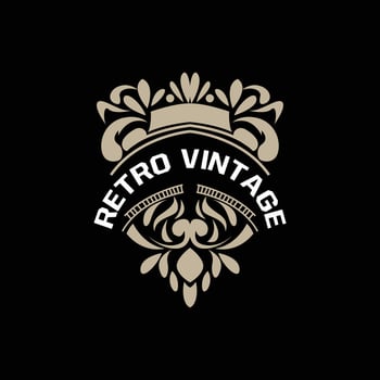 Vector Decorative Vintage Typography Elements, Greeting Card Design, Fancy Ornament Calligraphic Invitation, Retro Style Ribbon Labels And Badges