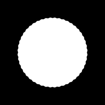 Geometrical Motive Pattern, Artistic Circle-Shaped, Monochrome and Minimalism, Modern Contemporary Mandala, for Decoration, Background, Decoration or Graphic Design Element. Vector Illustration