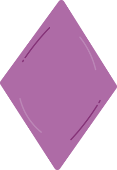 Purple diamond doodle art. png