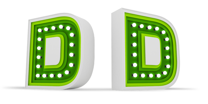 Colorful alphabet light bulb, Color layer and Deep text 3d rendering Illustration, Color layer and Deep text 3d rendering Illustration. png