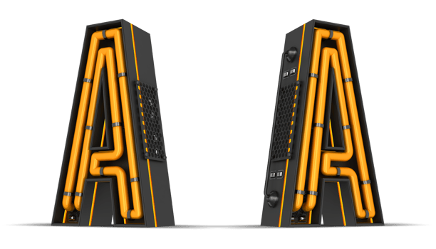 Alphabet Neon light 3d rendering illustration png