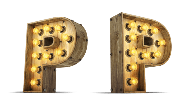 Wood alphabet with light bulb. png