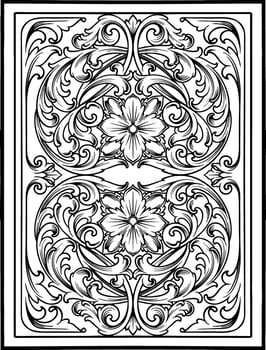 Vintage flourish frame luxury ornament illustrations monochrome vector illustrations for your work logo, merchandise t-shirt, stickers and label designs, poster, greeting cards advertising business