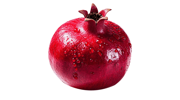 Fresh pomegranate isolated on transparent background png