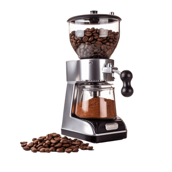 Coffee Grinder isolated on background with png