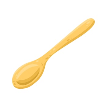 Spoon kitchenware cartoon vector illustration