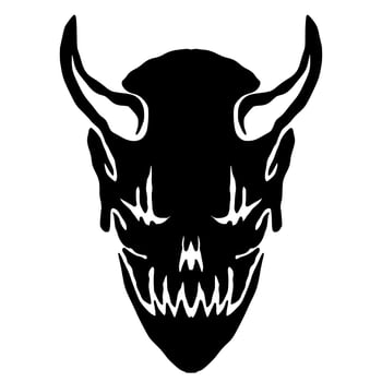 Skull illustration art mascot logo vector