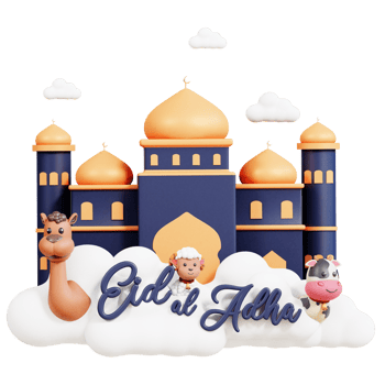 Eid Al Adha 3D Icon png