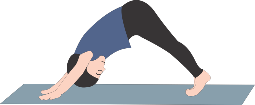 The boy play yoga png