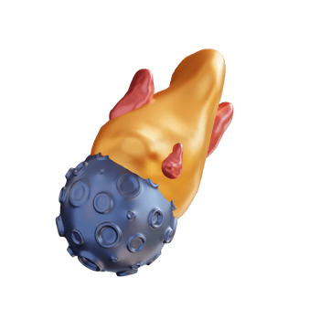 3d illustration meteors png