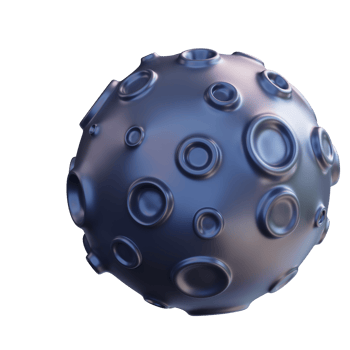 3d illustration of moon png