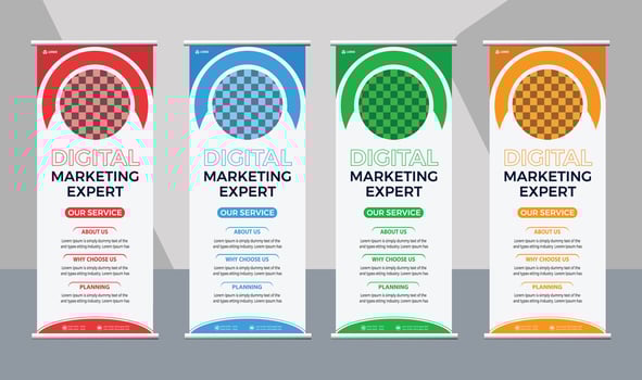 Business Roll Up. Design Banner. Template vector