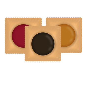 Biscuit cookie and Jam png