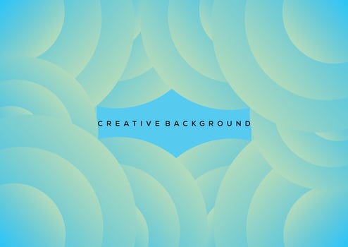 circle cloud blue background design gradient color vector