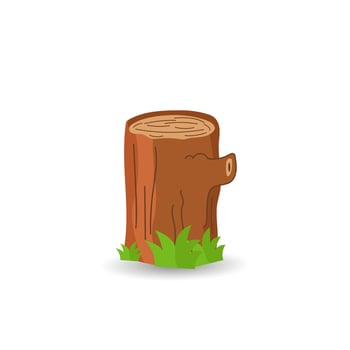 Cartoon Wood Logs Illustration Vector. Wooden For Camping Bonfires With Trunks And Planks. Wooden Bonfire, Logs Lumber Wood Logs And Tree Trunks, Logs Clip Art Design, And Trunks With White Background vector