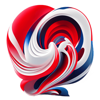 3d abstract colorful twisted liquid shapes creative design element png
