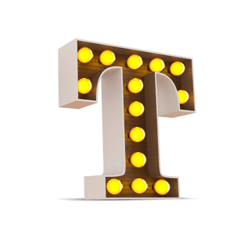 3d alphabet with light bulb. png