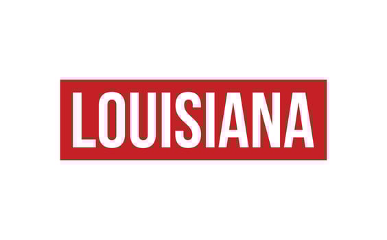 Louisiana Rubber Stamp Seal Vector