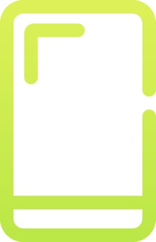 Illustration of mirror in green and white color. vector