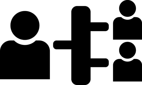 Character of faceless man searching job sign. vector