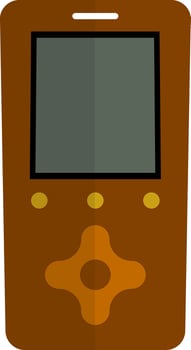Game controller in flat style. vector