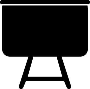 Blank board in black colour. vector