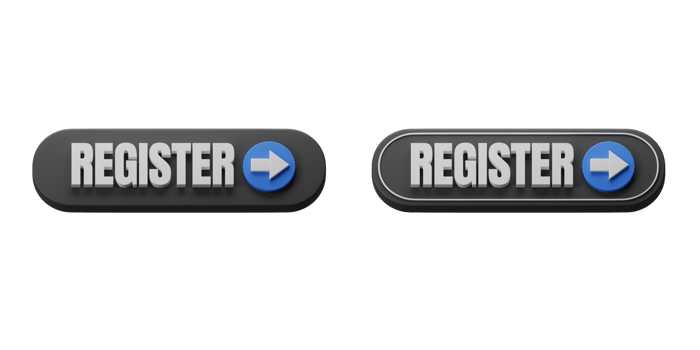Register now button 3d illustration isolated. CTA or call to action buttons. Suitable for user interface design and promotion. png