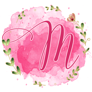 Pink watercolor alphabet set with floral and leaves round frame, includes font or letters and numbers. Beautiful elements for decorative purposes png