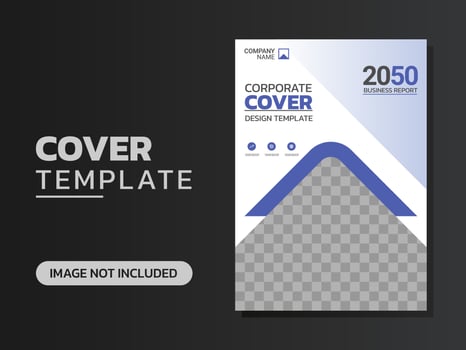 Creative corporate book cover design vector
