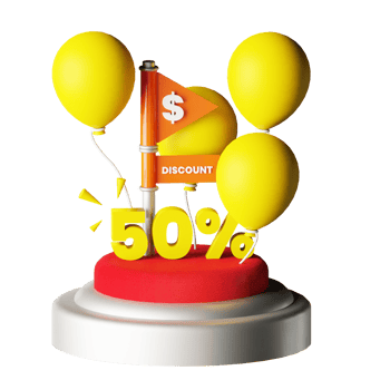 3d icon discount design for your online shop png