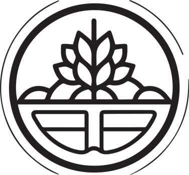 Hand Drawn vintage bread and basket logo in flat style png