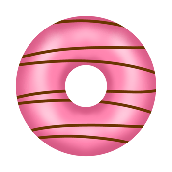 Yummy doughnut milk png