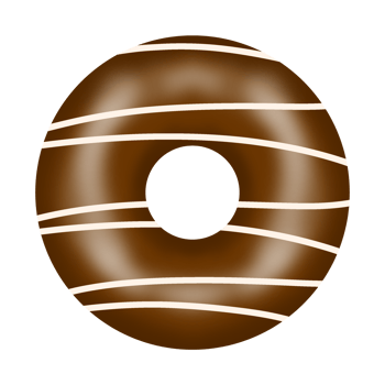Yummy doughnut milk png