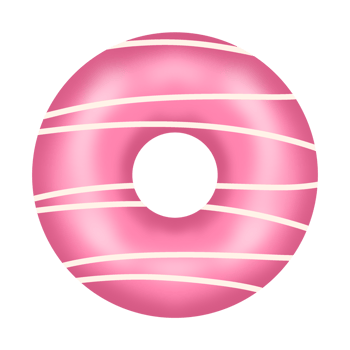 Yummy doughnut milk png