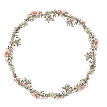 Fall wreath, for cards, backgrounds. png